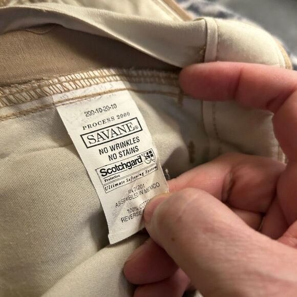 Savane Tan Dress Pants 36x31 - Picture 5 of 9